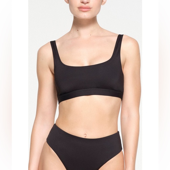 Skims swim Tank Bikini Top onyx XS - Picture 10 of 10